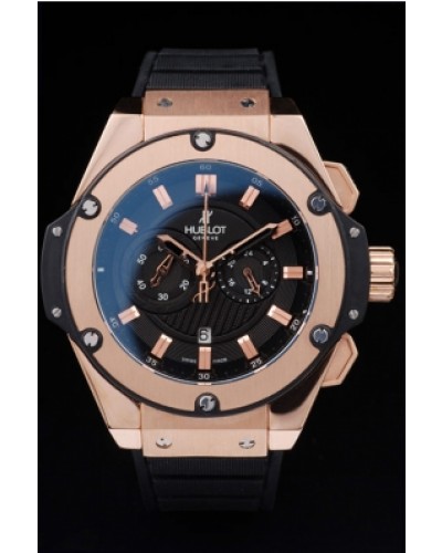 Réplica relógio Hublot King Power Dourado