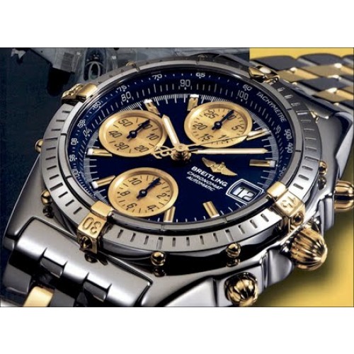 Relógio réplica Breitling Chronomath muito lindo