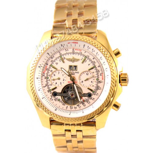Breitling Bentley 1884 Dourado como a luz do sol