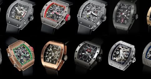 Réplicas de relógios Richard Mille nos mais mínimos detalhes